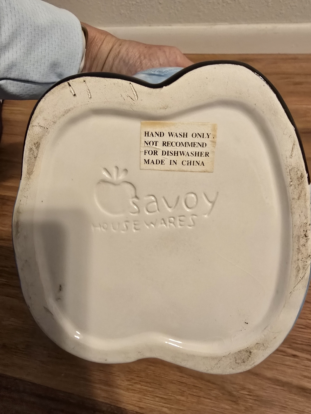 Vintage 1990s Savoy Housewares ceramic Cow Cookie Jar - Picture 9 of 11